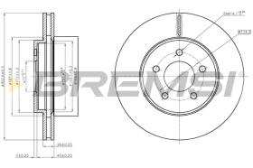 Bremsi CD8206V - BRAKE PADS