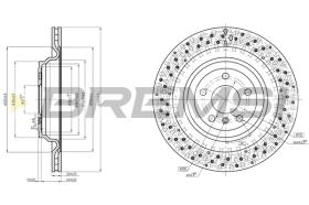 Bremsi CD8214V - BRAKE PADS