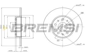 Bremsi CD8286S - BRAKE PADS