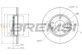 Bremsi CD8406S - BRAKE PADS