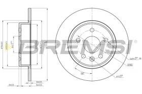 Bremsi CD8426S - BRAKE PADS