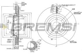 Bremsi CD8431V - BRAKE PADS