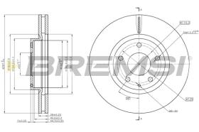 Bremsi CD8463V - BRAKE PADS