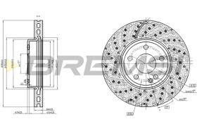 Bremsi CD8464V - BRAKE PADS