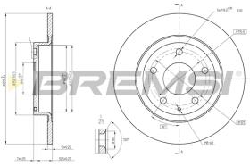 Bremsi CD8477S - BRAKE PADS