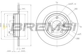 Bremsi CD8486S - BRAKE PADS