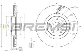 Bremsi CD8497VRD - BRAKE PADS