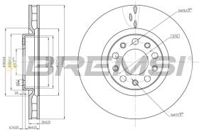 Bremsi CD8555V - BRAKE PADS