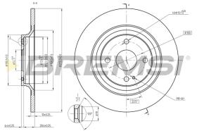 Bremsi CD8593S - BRAKE PADS