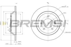 Bremsi CD8608S - BRAKE PADS