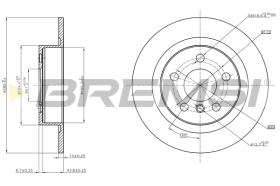 Bremsi CD8612S - BRAKE PADS