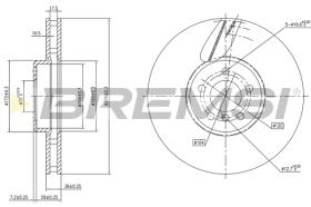 Bremsi CD8619VLS - BRAKE PADS