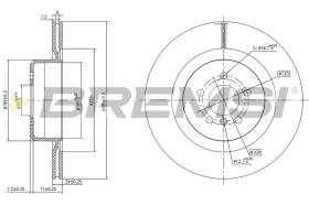 Bremsi CD8624V - BRAKE PADS