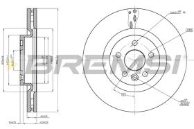 Bremsi CD8632V - BRAKE PADS