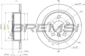 Bremsi CD8656S - BRAKE PADS