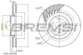 Bremsi CD8686VRD - BRAKE PADS