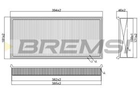 Bremsi FA0112 - BRAKE PADS