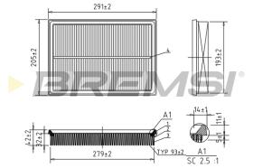 Bremsi FA0125 - BRAKE PADS