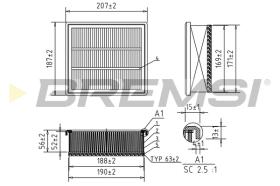 Bremsi FA0212 - BRAKE PADS