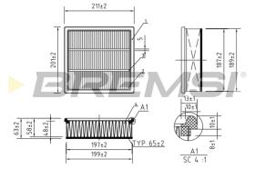 Bremsi FA0221 - BRAKE PADS