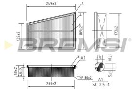 Bremsi FA0534 - BRAKE PADS