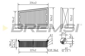 Bremsi FA0535 - BRAKE PADS