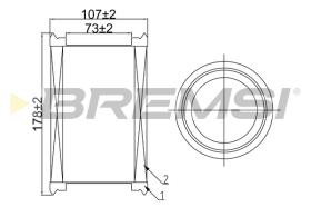 Bremsi FA0546 - BRAKE PADS