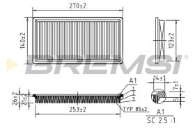 Bremsi FA0547 - BRAKE PADS