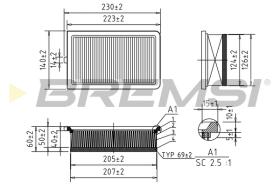 Bremsi FA0548 - BRAKE PADS