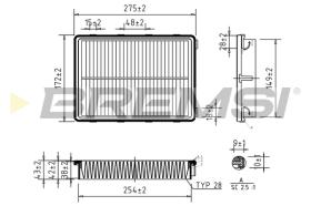 Bremsi FA0550 - BRAKE PADS