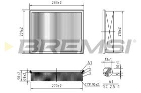 Bremsi FA0551 - BRAKE PADS