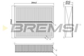 Bremsi FA0552 - BRAKE PADS