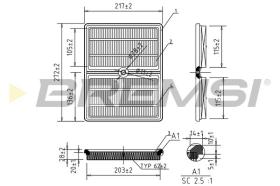 Bremsi FA0553 - BRAKE PADS