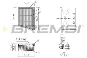 Bremsi FA0556 - BRAKE PADS