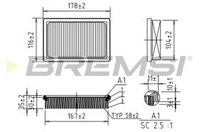 Bremsi FA0561 - BRAKE PADS