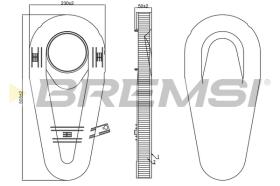 Bremsi FA0566 - BRAKE PADS