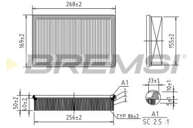 Bremsi FA0569 - BRAKE PADS