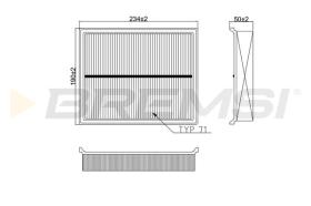 Bremsi FA0571 - BRAKE PADS