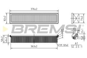 Bremsi FA0572 - BRAKE PADS