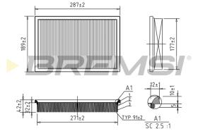 Bremsi FA0573 - BRAKE PADS