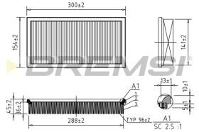 Bremsi FA0574 - BRAKE PADS