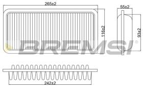 Bremsi FA0575 - BRAKE PADS