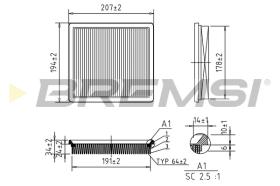 Bremsi FA0581 - BRAKE PADS