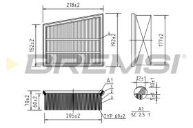 Bremsi FA0586 - BRAKE PADS