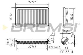 Bremsi FA0587 - BRAKE PADS