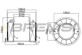 Bremsi FA0592 - BRAKE PADS