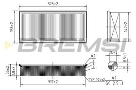 Bremsi FA0595 - BRAKE PADS