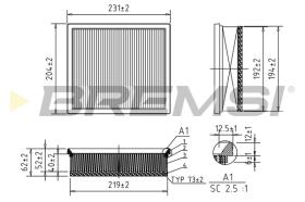 Bremsi FA0598 - BRAKE PADS