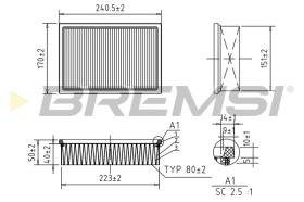 Bremsi FA0599 - BRAKE PADS