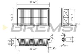 Bremsi FA0601 - BRAKE PADS